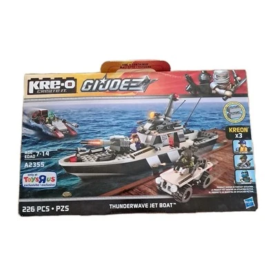 Kre-O G.I. Joe Thunderwave Jet Boat A2355 Kreon Hasbro Building Toy - Image 1 of 4