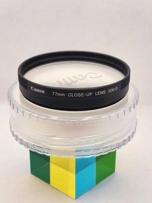Canon 77mm Close-Up Lens 500D  - Image 1 of 2