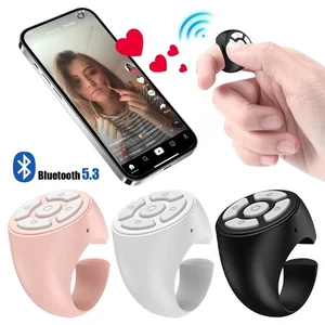 Anillo de desplazamiento inalámbrico obturador de dedo control remoto página turner teléfono móvil - Imagen 1 de 9