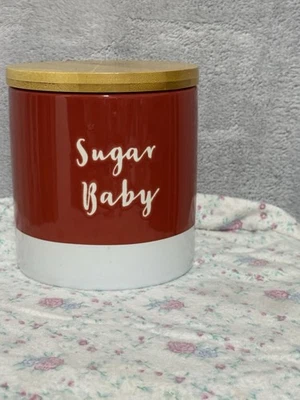 Sugar Craft Rare. Cute Ceramic “Sugar Baby” Inscription. Whimsy, Fun, Cute - Image 1 of 3
