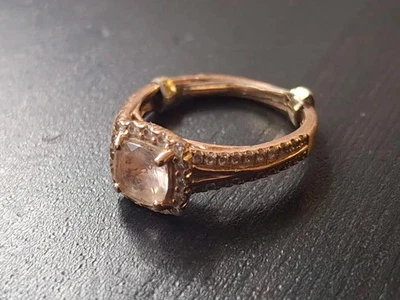 Anillo de compromiso Morganita, talla 7 Foto 1 de 2