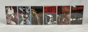 SKID ROW Cassette Tape Lot x6 SLAUGHTER Self Stick It Wild Slave TESLA Radio - Picture 1 of 17