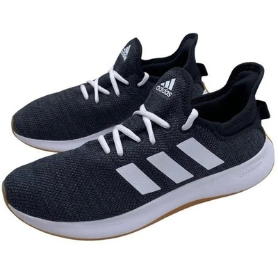 Adidas Estilo de Vida Cloudfoam Pure Tenis Talla 9 Gris Oscuro Parte Superior Baja Atléticas Informales Foto 1 de 4