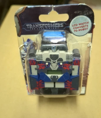Optimus Prime Transformers The Last Knight Quartz Digital LCD Wristwatch NEW - Image 1 of 4