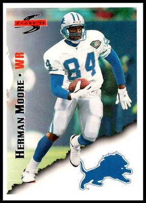 1995 Herman Moore Score Football #49 Detroit Lions - Image 1 of 2