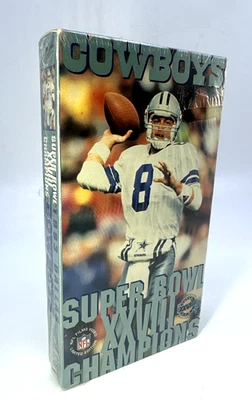 Super Bowl XXVIII Cowboys 1993 Champions VHS NFL Films NOS Sealed Vintage - Image 1 of 4