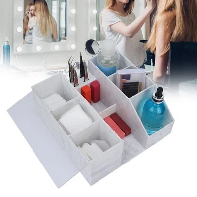 Caja de almacenamiento de herramientas de injerto de pestañas arte en uñas tatuaje herramientas estuche de almacenamiento Foto 1 de 4