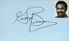 George Benson Signed Auto 3x5 Index Card The Ghetto