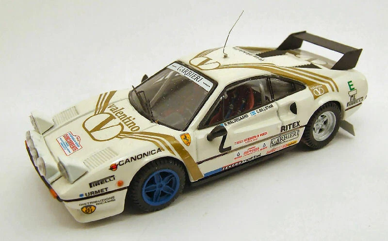 Ferrari 308 Gtb #2 3rd Rally Monza 1984 B. Waldegaard / C. Billstam 1:43 Model - Immagine 1 di 1