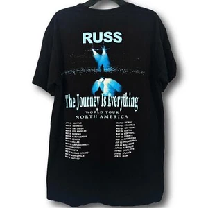 Black, Russ 'Ain’t No Destination', The Journey is Everything WORLD TOUR Tee - Picture 1 of 2