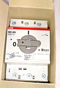 1PC-ABB MS325-1.6 Manual Motor Starter 1.0 ... 1.6 A 1SAM150000R1006 - Brand New - Picture 1 of 2