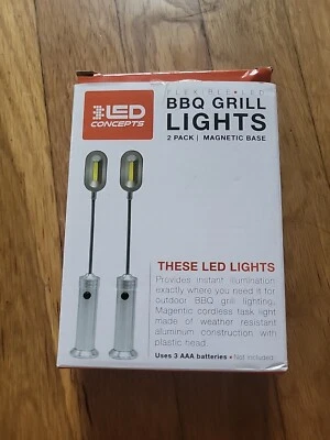 Single BBQ Grill Lights Magnet Base Super-Bright LED Lights Flexible Fixture - Image 1 of 2
