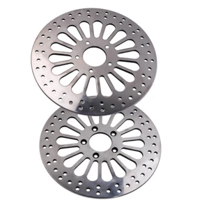 Edelstahl 11.8" Bremsscheibe For Harley Touring 2008-2013 Dyna 2007-2017 56.4mm - Picture 1 of 11