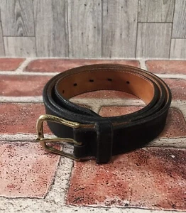 Martin Dingman Men’s 36” Calf Suede Italian Black Leather  Made in the USA  - Picture 1 of 6