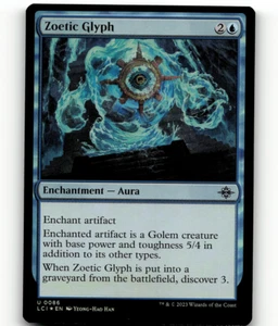 FOIL - MTG Zoetic Glyph 86 - The Lost Caverns of Ixalan - Picture 1 of 1