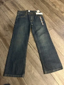 NWT GYMBOREE DARK BLUE BOOT CUT JEANS SZ 8 - Picture 1 of 2