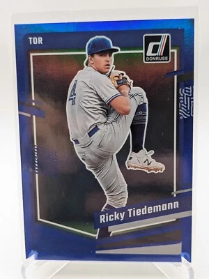 2023 Panini Donruss Blue Foil #119 Ricky Tiedemann  Toronto Blue Jays MLB - Image 1 of 2