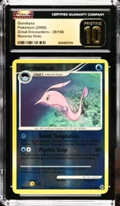 Gorebyss 38/106 Great Encounters Reverse Holo CGC 10 Pristine PSA BGS Gem Mint  - Picture 1 of 2