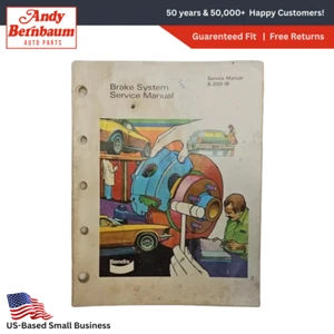 75 Bendix Chrysler Chevrolet Ford Cadillac Plymouth Freno Sistema Service Manual - Foto 1 di 7