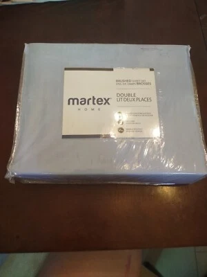 Conjunto de lençóis Martex Home duplo azul completo - Imagem 1 de 4