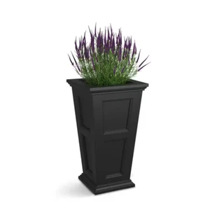 Fairfield 28 in. Tall Self-Watering Black - Picture 1 of 11