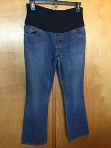  Liz Lange Maternity Stretch Jeans Size 6 Inseam 31 EUC  - Picture 1 of 4
