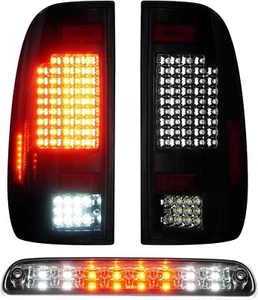Tail Light + 3rd Third Brake Cargo Lamp for Ford F250 F350 F450 F550 Super Duty - Foto 1 di 6