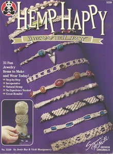 HEMP HAPPY JEWELRY BOOK #13369 BY SUZANNE McNEILL - Picture 1 of 2