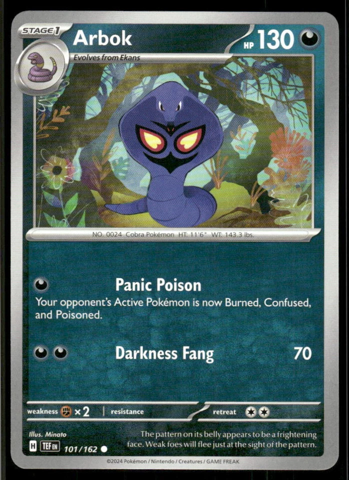 SV05: Temporal Forces #101/162 Arbok - Image 1 of 2