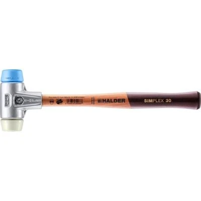 HALDER SIMPLEX-Schonhammer, TPE-soft / Nylon; mit Aluminiumgehäuse und hochwe... - Bild 1 von 4