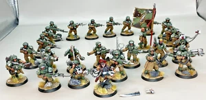 Warhammer 40k: Cadian Shock Troopers & Cadian Command Squad (26 Models) - Picture 1 of 24