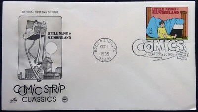 Scott 3000C FDC Little Nemo in Slumberland Comic Strips Series Art Craft PCS - Image 1 of 3