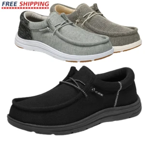 Men Mesh Slip On Loafer Shoes Lightweight Comfort Casual Dress Shoes - Picture 1 of 19