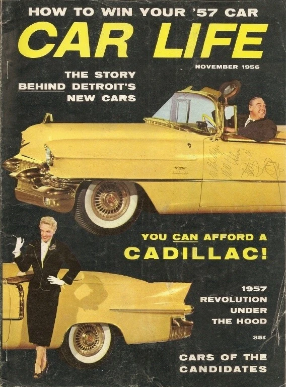 CAR LIFE 1956 NOV - CHRYSLER NORSEMAN, BILL LUNDIGAN, VESPAK - Image 1 of 1