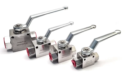 Hydraulic Stainless Steel Ball Valves - 2 Way  1/4" to 3/4" BSP - Image 1 of 4