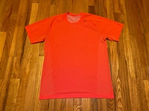 Lululemon Camicia Uomo Metal Vent Tech S/S - Arancione - Large - Foto 1 di 8