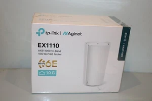 TP-Link Aginet AXE11000 Tri-Band WiFi 6E Mesh System EX1110 1 pack "SEALED BOX" - Afbeelding 1 van 3
