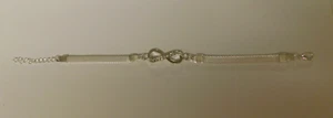 NEW 9-12" long FOREVER LOVE INFINITY BRACELET--SEE DESCRIPTION REDUCED TO SELL - Picture 1 of 4