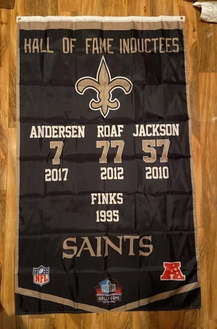 New Orleans Saints 3x5 ft Flag Hall of Fame Inductees NFL Super Bowl Banner Cover