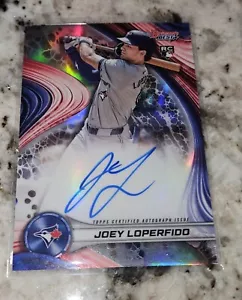 2024 Bowman's Best Joey Loperfido Rookie Auto RC Toronto Blue Jays B24-JLD - Foto 1 di 2