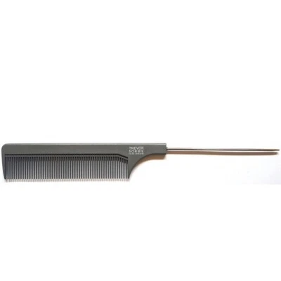 Quality Grey Metal Tail Comb 8 inch 20cm Salon Approved Trevor Sorbie