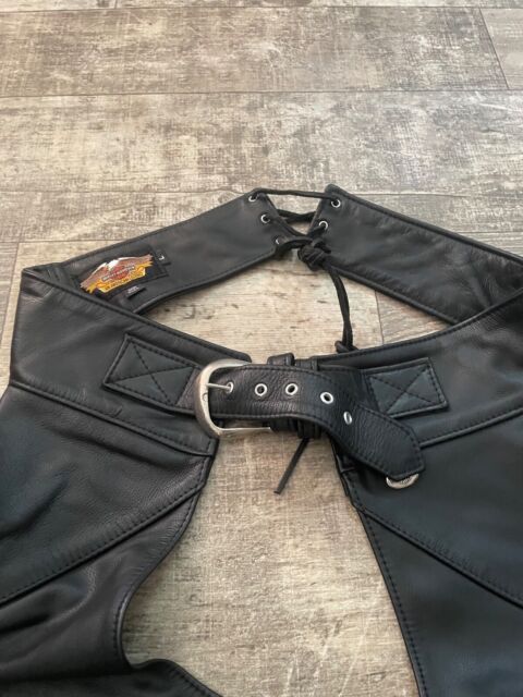 HARLEY DAVIDSON】USA製 Leather Chaps A950-