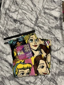 DISNEY PRINCESS ALL OVER PRINT Plush Throw Blanket: 50”x70” Brand New - Picture 1 of 2