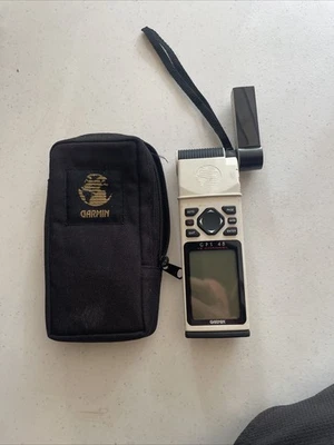 Vtg 90s Garmin GPS 48 12 Channel Handheld Navigator Marine GPS Unit Parts Only - Image 1 of 4