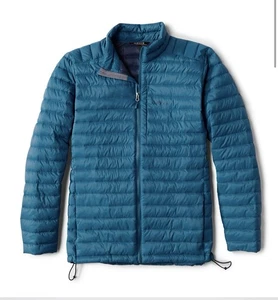 Orvis Recycled Insulated Drift Jacket Mens Size Large Blue Lagoon New - Picture 1 of 8