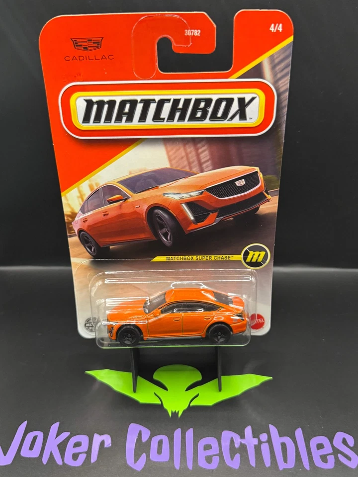 Matchbox 2025 Super Chase Orange 2021 Cadillac CT5-V # 4/4 - Image 1 of 1