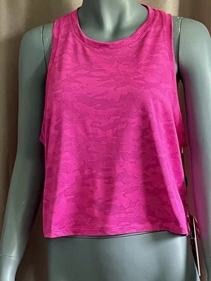 Spyder 女式粉色迷彩活动背心 - 大号全新带标签 - 运动 — 第 1/4 张图片