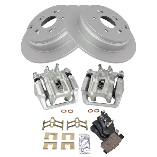 PowerStop Rear Brake Kit with Calipers | 2005–2006 Honda CR-V (KCOE206A)