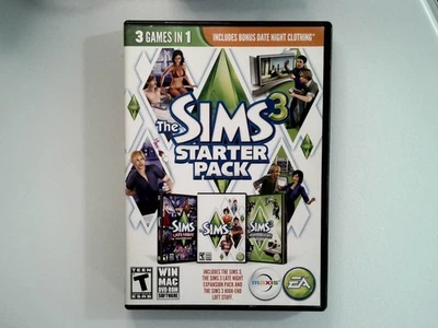 Видеоигра The Sims 3 стартовый пакет для ПК Mac 3 игры в 1 поздняя ночь высококачественный лофт - Изображение 1 из 2