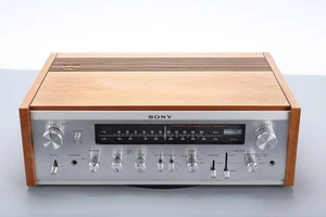 Sony STR-6055 FM Stereo / FM-AM Solid State Receiver w/ Wood Case Fair Condition - Picture 1 of 6